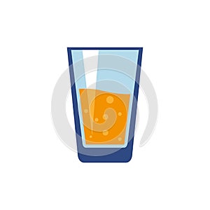 Icon carbonation of the beverage. Simple vector illustration