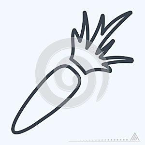 Icon Carrot - Line Style