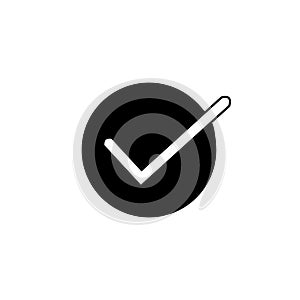 Icon of check box with white background.