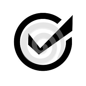 Icon of check box with white background.