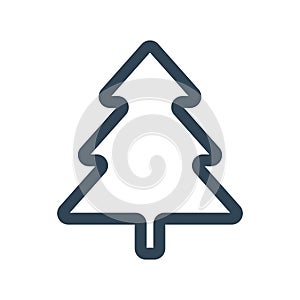 Icon Christmas tree. Vector.