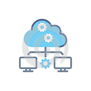 Icon of Cloud Computing for Secure Data