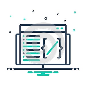 Mix icon for Coding, script and application