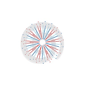 icon colored firework