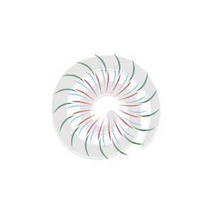 icon colored firework