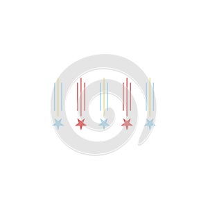 icon colored firework