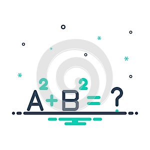 Mix icon for Complicated, mathmatical and question
