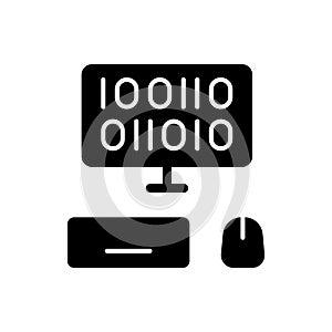 Icon computer binary coding