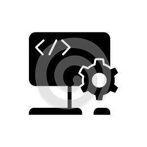 Icon computer coding setting