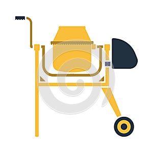 Icon Of Concrete Mixer