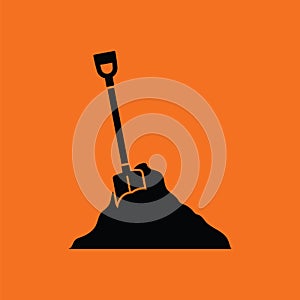 Icon of Construction shovel and sand