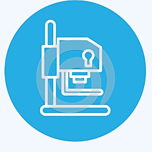 Icon Darkroom Equipment. related to Photography symbol. blue eyes style. simple design editable. simple illustration