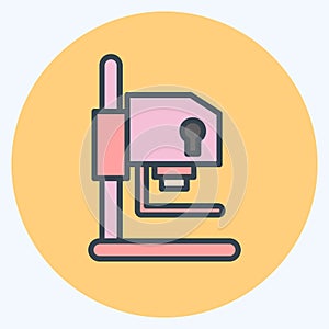 Icon Darkroom Equipment. related to Photography symbol. color mate style. simple design editable. simple illustration
