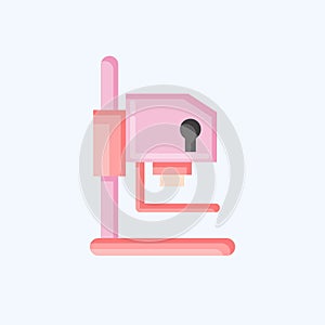 Icon Darkroom Equipment. related to Photography symbol. flat style. simple design editable. simple illustration