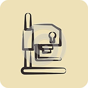 Icon Darkroom Equipment. related to Photography symbol. hand drawn style. simple design editable. simple illustration