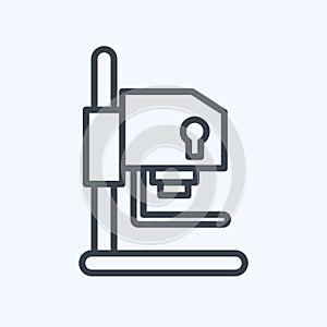 Icon Darkroom Equipment. related to Photography symbol. line style. simple design editable. simple illustration