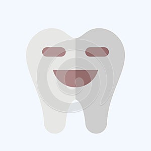 Icon Dental Cleaning. related to Dental symbol.color mate style. simple design editable. simple illustration