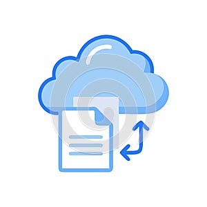 Icon for Cloud File Synchronization