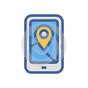 Icon Representing GPS Services