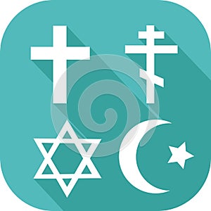 Icon of different religions