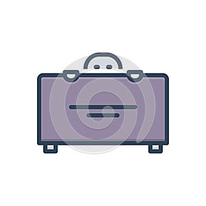 Color illustration icon for Disappear, vanish and disappearance photo