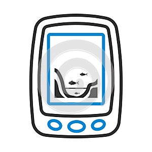 Icon Of Echo Sounder