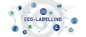 icon eco labelling tag sign bio friendly health natural protection environment