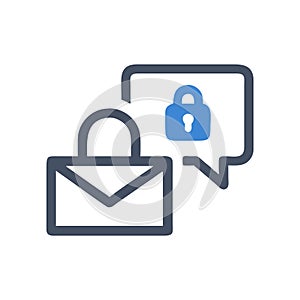 Icon for Encrypted Messaging