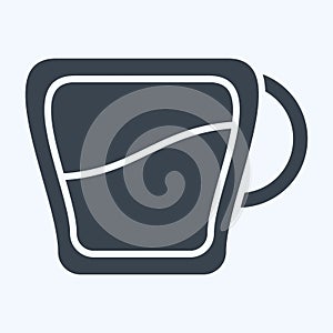 Icon Espresso. related to Coffee symbol. glyph style. simple design editable. simple illustration