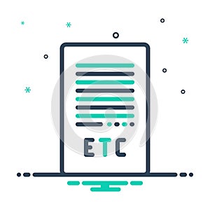 Mix icon for Etc, outset and forth