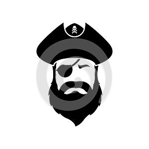 Icon of an Evil Pirate with beard.