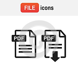 Icon file document. File Icons