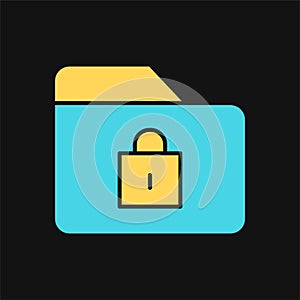 Icon folder lock