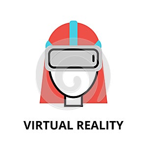 Icon of future technology - virtual reality