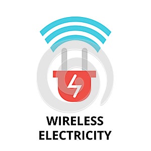Icon of future technology - wireless elecricity
