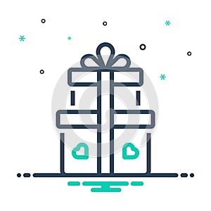 Mix icon for Gift, offering and giftware