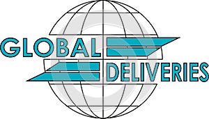 Global Deliveries Icon - Vector photo