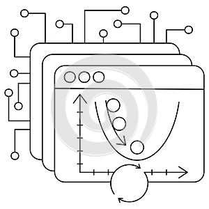 Icon of gradient descent