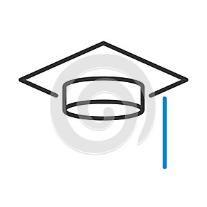 Icon Of Graduation Cap