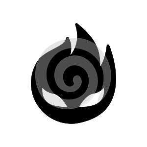 Icon of Hellfire - vector iconic design