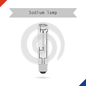 Icon high pressure sodium lamp