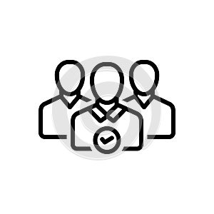 Black line icon for Hire, rent and fare