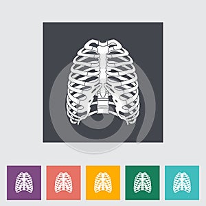 Icon of human thorax.