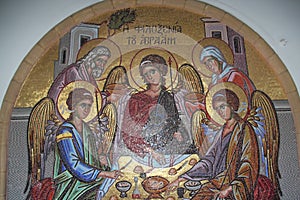 Icon, Kykkos Monastery Cyprus. photo