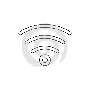 Wireless icon. Online network symbol