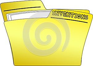 Icon Inventions Folder - Vector