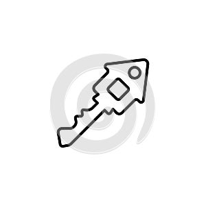 Icon. Key. vector illustration