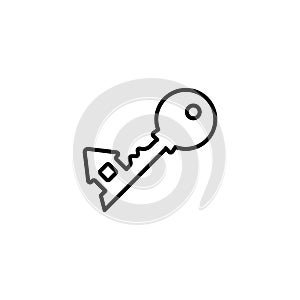 Icon. Key. vector illustration