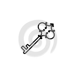 Icon. Key. vector illustration