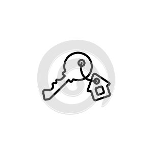 Icon. Key. vector illustration